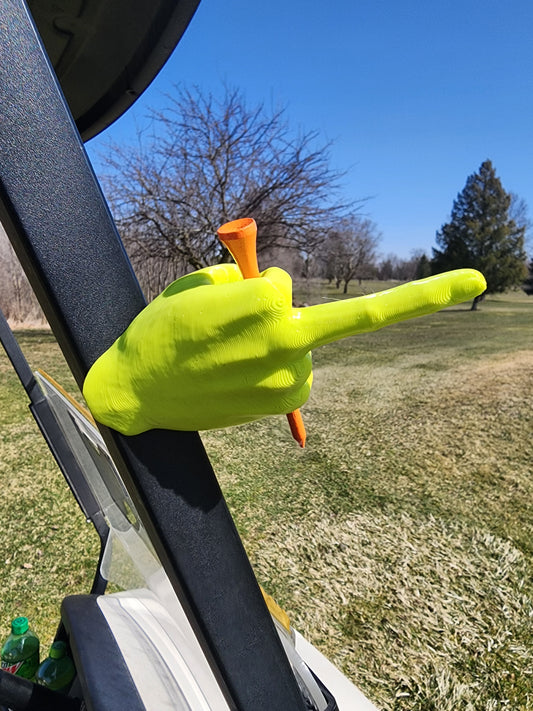 Middle Finger Magnetic Golf Tee Holder